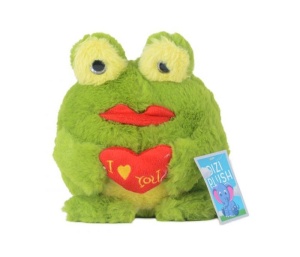 Plišana Igračka 20cm 0m+ Žaba Sa Srcem Dizi Toys 511.MQT20102-ZAB-SR-20