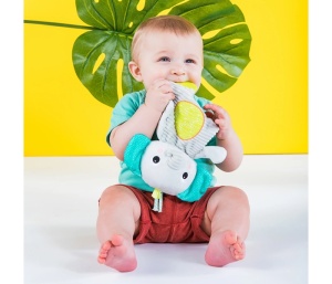 Plišana igračka Glodalica 0m+ Kids II Bright Starts Snuggle & Teethe Elephant SKU12347 - Img 3