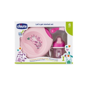 Poklon Set 6+ meseci Pribor Roze Chicco A049981