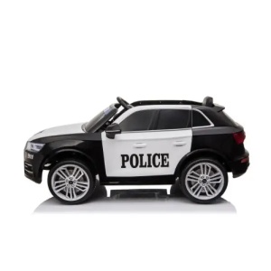 Policijski auto na akumulator Audi Q5 crno-beli NBL A068469 - Img 3