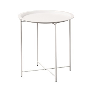 Pomoćni sto okrugli beli 40cm Kesper KSP24660 - Img 2