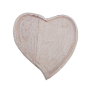 Poslužavnik srce 250x260x20mm bukva Wood Holz 870wh