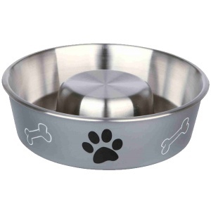 Posuda za halapljive pse 1,4L 21cm Inox Trixie 25249