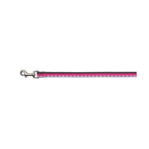 Povodac Fresh line Spot. S-M 1.0m/15mm pink/sivi 14270