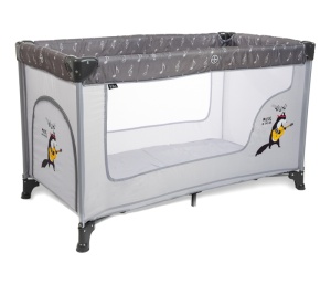 Prenosivi Krevet 1 Nivo siva BBO Dream&play BK-065GREY