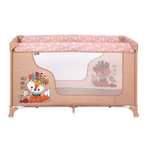Prenosivi krevetac Moonlight Beige Foxy Lorelli 10080392042 - Img 3