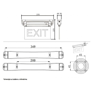 Punjiva Led panik nadgradna lampa LE2912 - Img 2