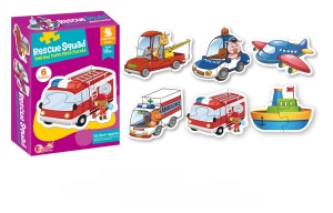 Puzzle vozila 6 delova