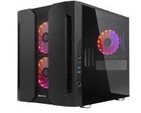 Računarsko kućište Chieftec GM-02B-OP sa ARGB ventilatorima crno