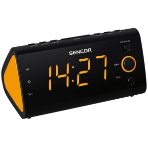 Radio budilnik Sencor SRC 170 OR A107002