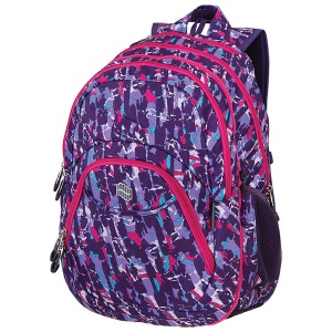 Ranac za školu 2u1 Pulse Teens Purple Collision 121192