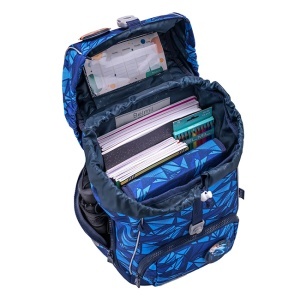Ranac za školu Belmil Comfy Plus 405-73/P Glacier blue 27x19x36cm plava - Img 5