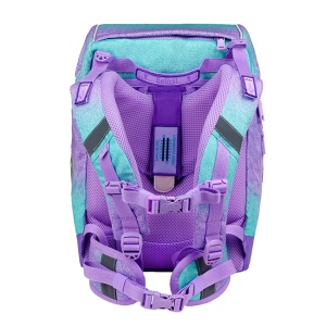 Ranac za školu Belmil Comfy Plus 405-73/P Serenity 27x19x36cm tirkiz ljubičasta leptir - Img 3