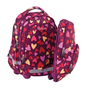 Ranac za školu Pulse 2u1 Kids Hearts 120862 - Img 2