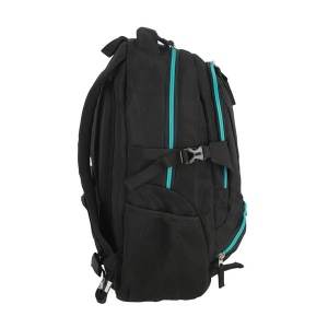 Ranac za školu Spirit Champion 01 32x21x48cm crna tirkiz - Img 2