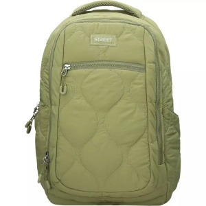 Ranac za školu Street Puffy Khaki 30x20x45cm zelena
