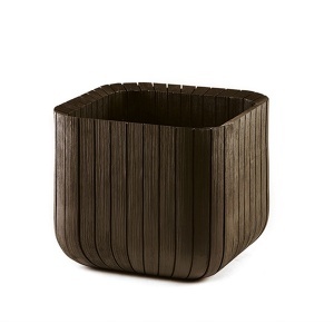 Saksija Cube L Braon CU 229533