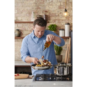 Šerpa sa poklopcem E3186375 Jamie Oliver 26cm Tefal 3168430348028 - Img 3