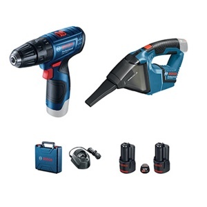 Set akumulatorskih alata - bušilica-odvrtač GSB 120-Li + usisivač GAS 12V Bosch 0615990M45