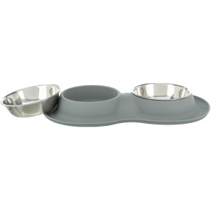 Set činija sa silikonskim postoljem 2x400ml 16cm Trixie 24983 - Img 3