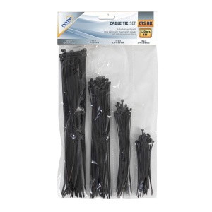 Set crnih kablovskih vezica 4x30 kom CTS-BK