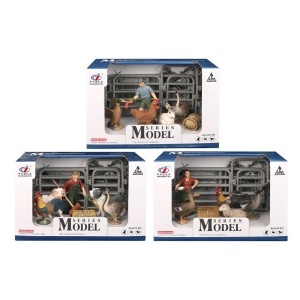 Set domaće životinje 4kom i farmer 004704