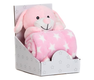 Set igračka i ćebence roze pas BBO B200002-1