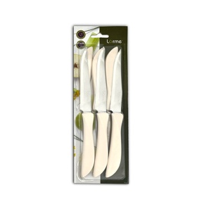 Set noževa 6/1 Classic špicasti Lorme 12130 beli