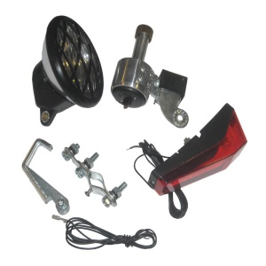 Set svetala sa aluminijumskom dinamom