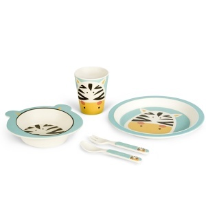 Set za hranjenje dece Zebra 5/1 BigBamBoo BB102-4 - Img 2