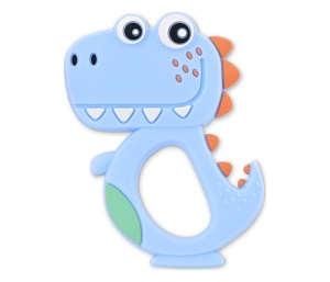 Silikonska Glodalica za Bebe Plava Dino Lorelli 10210820001