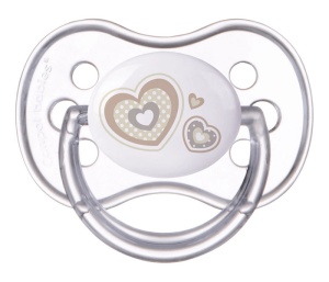 Silikonska varalica 6-18m 1 kom bež trešnja Canpol Babies Newborn Baby 22/563_bei