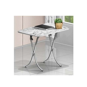 Sklopivi sto 60x80cm beli mermer Alesta AL10026BM - Img 4