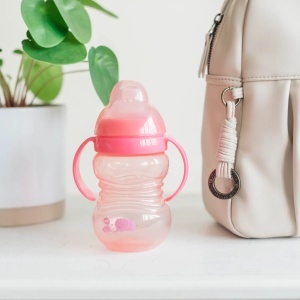 Šolja sa silikonskim piskom 250 ml Slonče Elfi Gardening RK37 - Img 3