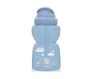 Sportska Flašica Sa Slamčicom 6m+ 325ml plava Lorelli Animals 10200730001