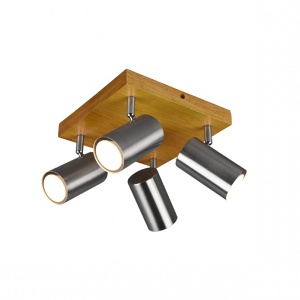 Spot lampa Marley Wood 4xGU10 Trio Lighting 812400407