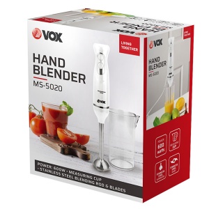 Štapni blender 600 W beli Vox MS5020 - Img 2