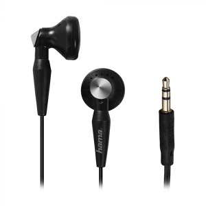 Stereo slušalice bubice basic4Music crne Hama 184000