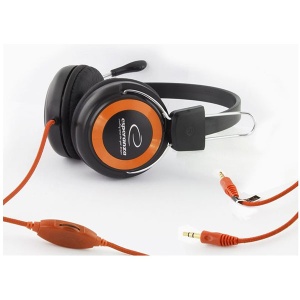 Stereo slušalice s mikrofonom ESPERANZA FALCON ORANGE EH152O - Img 2