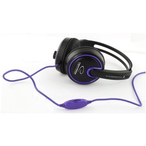 Stereo slušalice s mikrofonom ESPERANZA Hornet PURPLE EH153V - Img 2