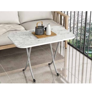 Sto za piknik 50x80cm beli mermer Alesta AL10042BM - Img 2