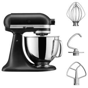 Stoni mikser 300W 4,8L mat crna KitchenAid Artisan KA5KSM125EBM - Img 3