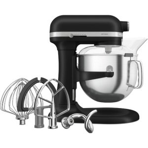 Stoni mikser sa podizačem posude 6.6L 375W mat crna KitchenAid Artisan KA5KSM70SHXEBM