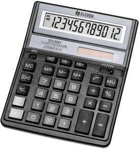 Stoni poslovni kalkulator Eleven SDC-888X, 12 cifara