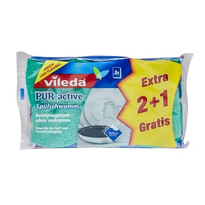 Sunđer za osetljivo posuđe PURACTIVE 2/1+1 Vileda 735421