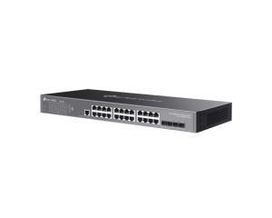 Svič TP-Link SG3428X Omada 24 porta gigabitni L2+ 4x 10GE SFP+ crni upravljivi - Img 3