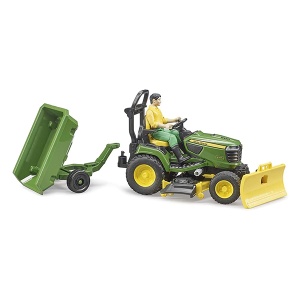 Traktor JD sa prednjim čistačem i prikolicom 621049 - Img 2
