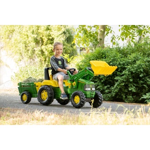 Traktor John Deere sa prikolicom i utovarivačem Rolly 811496 - Img 3