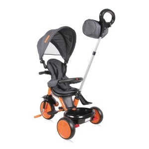 Tricikl Lucky Crew Black n Orange Lorelli 10050610023 - Img 2