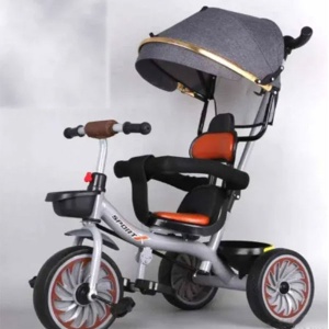 Tricikl sa tendom Y-TS2742 siva Lux 029117S